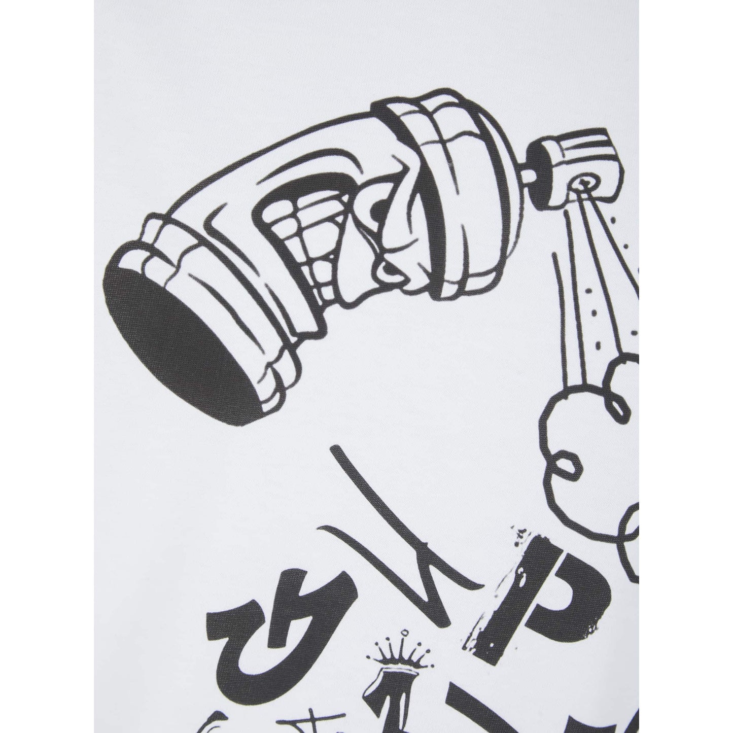 Graffiti Print Punks Tee